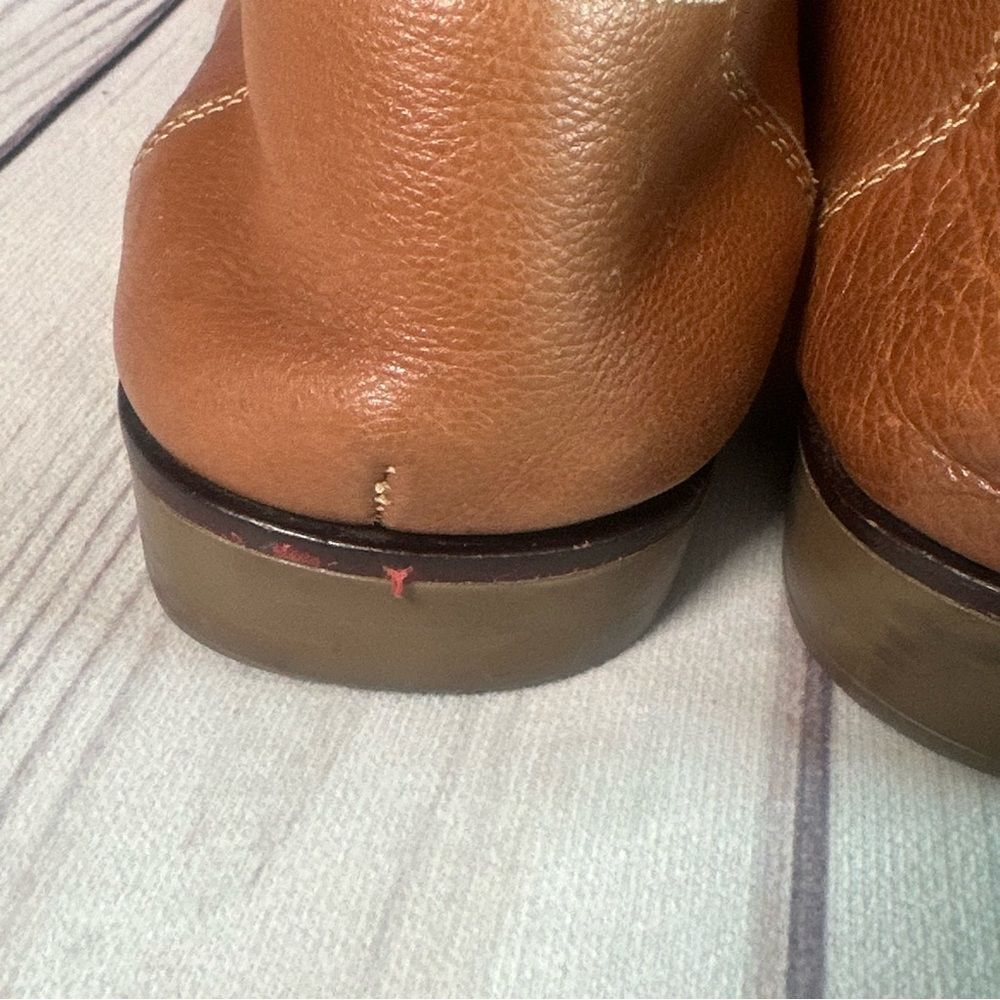 Sandro Limited Leather Driving Loafer Men Sz 11‎ D Brown Tan Designer Career - Picture 7 of 10